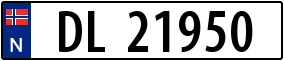 Truck License Plate